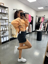 Load image into Gallery viewer, Black High Rise Denim Shorts- KanCan
